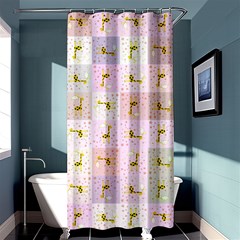 Giraffe Shower Curtain 36  X 72  (stall)  by nateshop