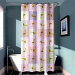 Giraffe Shower Curtain 36  x 72  (Stall)  Curtain(36 X72 ) - 33.26 x66.24  Curtain(36 X72 )