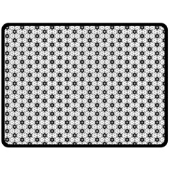 Gray Motif Fleece Blanket (large)  by nateshop