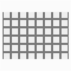 Grid Box Large Glasses Cloth (2 Sides) by nateshop