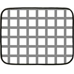 Grid Box Fleece Blanket (Mini) 35 x27  Blanket