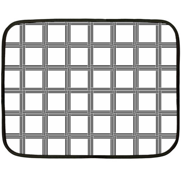 Grid Box Fleece Blanket (Mini)