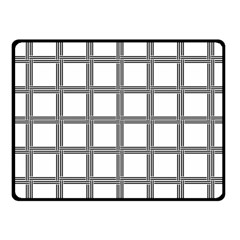 Grid Box Fleece Blanket (small) by nateshop