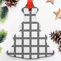 Grid Box Christmas Tree Ornament (two Sides) by nateshop