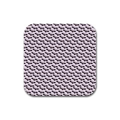 Halloween Rubber Square Coaster (4 Pack) by nateshop