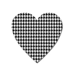 Houndstooth Heart Magnet by nateshop