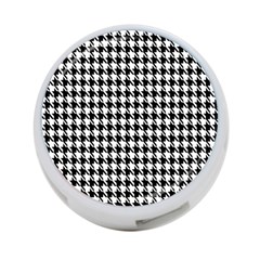 Houndstooth 4-port Usb Hub (two Sides) by nateshop