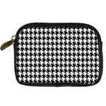 Houndstooth Digital Camera Leather Case Front