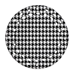 Houndstooth Ornament (round Filigree)