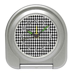 Houndstooth Travel Alarm Clock by nateshop