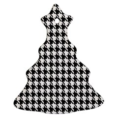 Houndstooth Christmas Tree Ornament (two Sides)