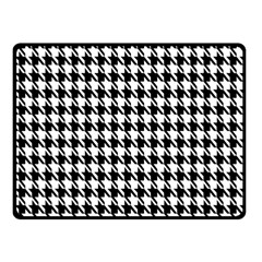 Houndstooth Fleece Blanket (small) by nateshop