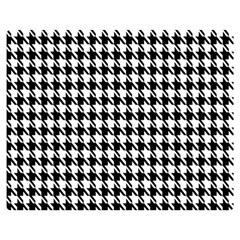 Houndstooth Double Sided Flano Blanket (medium)  by nateshop