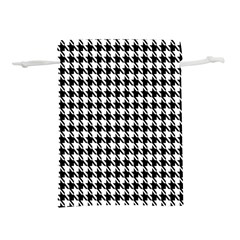 Houndstooth Lightweight Drawstring Pouch (l) by nateshop