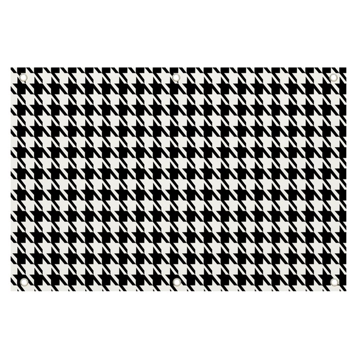 Houndstooth Banner and Sign 6  x 4 