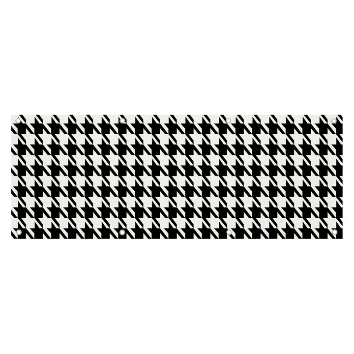 Houndstooth Banner and Sign 8  x 3 