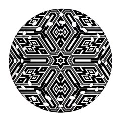 Grid Ornament (round Filigree)