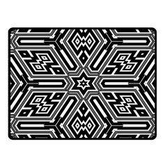 Grid Fleece Blanket (small) by nateshop