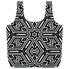 Grid Full Print Recycle Bag (xl) by nateshop