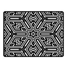 Grid Double Sided Fleece Blanket (small) 