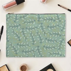 Leaves-pattern Cosmetic Bag (xl) by nateshop