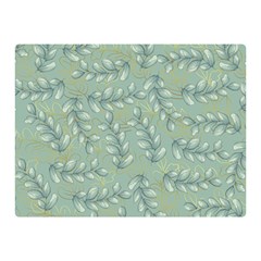 Leaves-pattern Double Sided Flano Blanket (mini)  by nateshop