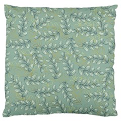 Leaves-pattern Standard Flano Cushion Case (one Side)