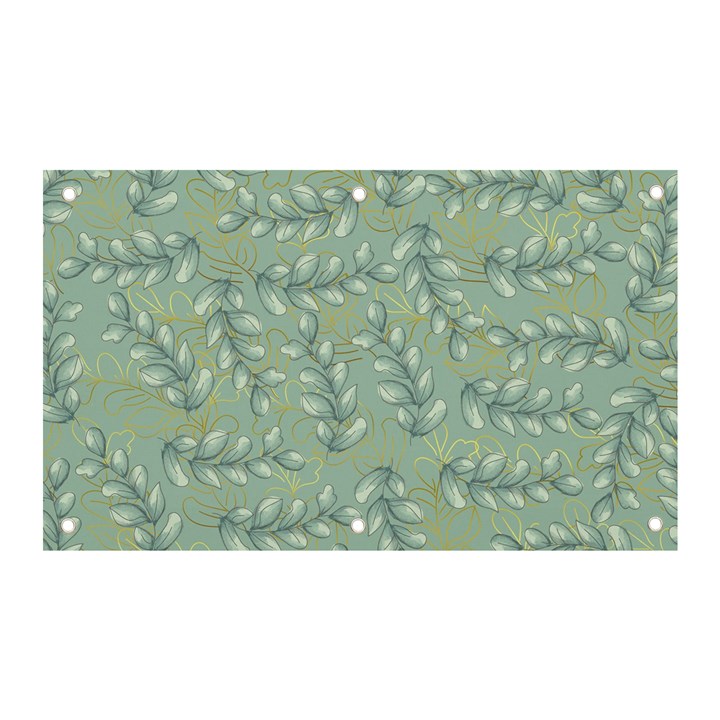 Leaves-pattern Banner and Sign 5  x 3 