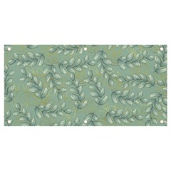 Leaves-pattern Banner And Sign 4  X 2  by nateshop