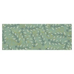 Leaves-pattern Banner And Sign 8  X 3 