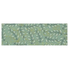 Leaves-pattern Banner And Sign 12  X 4 