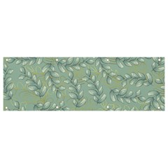 Leaves-pattern Banner And Sign 9  X 3  by nateshop