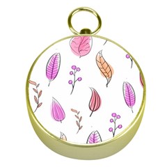 Leaves-pink Gold Compasses