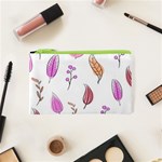 Leaves-pink Cosmetic Bag (XS) Front