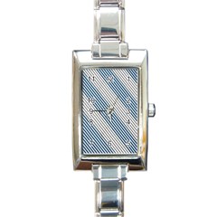 Lines Rectangle Italian Charm Watch