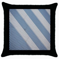 Lines Throw Pillow Case (Black)