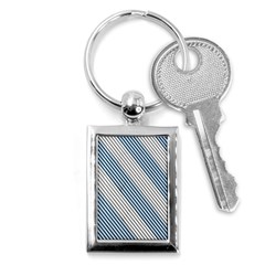 Lines Key Chain (Rectangle)