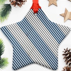 Lines Star Ornament (Two Sides)