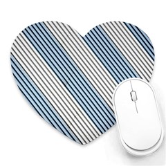 Lines Heart Mousepads