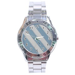 Lines Stainless Steel Analogue Watch