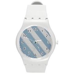 Lines Round Plastic Sport Watch (M)