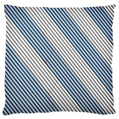 Lines Large Flano Cushion Case (Two Sides)