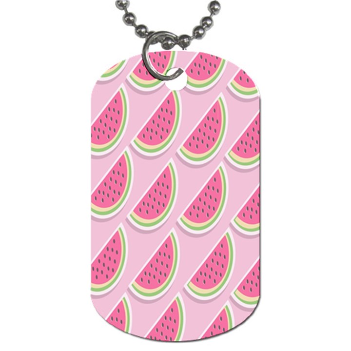 Melons Dog Tag (One Side)