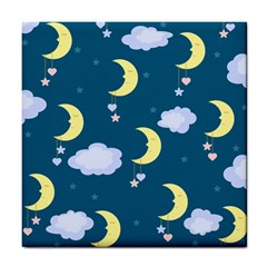 Moon Tile Coaster by nateshop