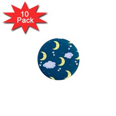 Moon 1  Mini Magnet (10 Pack)  by nateshop