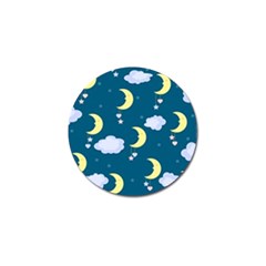 Moon Golf Ball Marker (4 Pack) by nateshop