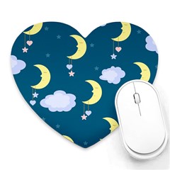 Moon Heart Mousepads by nateshop