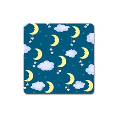 Moon Square Magnet by nateshop