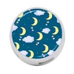 Moon 4-port Usb Hub (two Sides) by nateshop