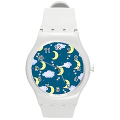 Moon Round Plastic Sport Watch (m) by nateshop